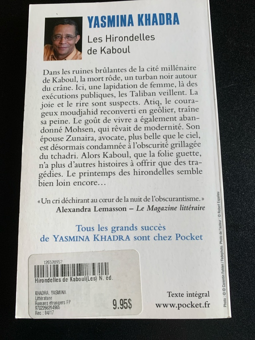3/10$ Yasmina Khadra - Les Hirondelles de Kaboul - Picture 2 of 4